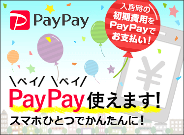 PayPay使えます！